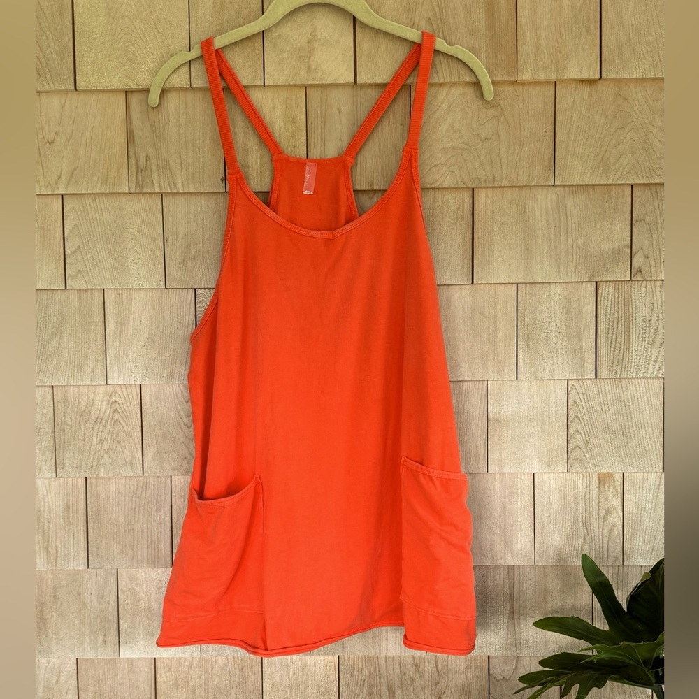 Free People FP Movement Hot Shot Mini Dress (M, Cherry Tomato)